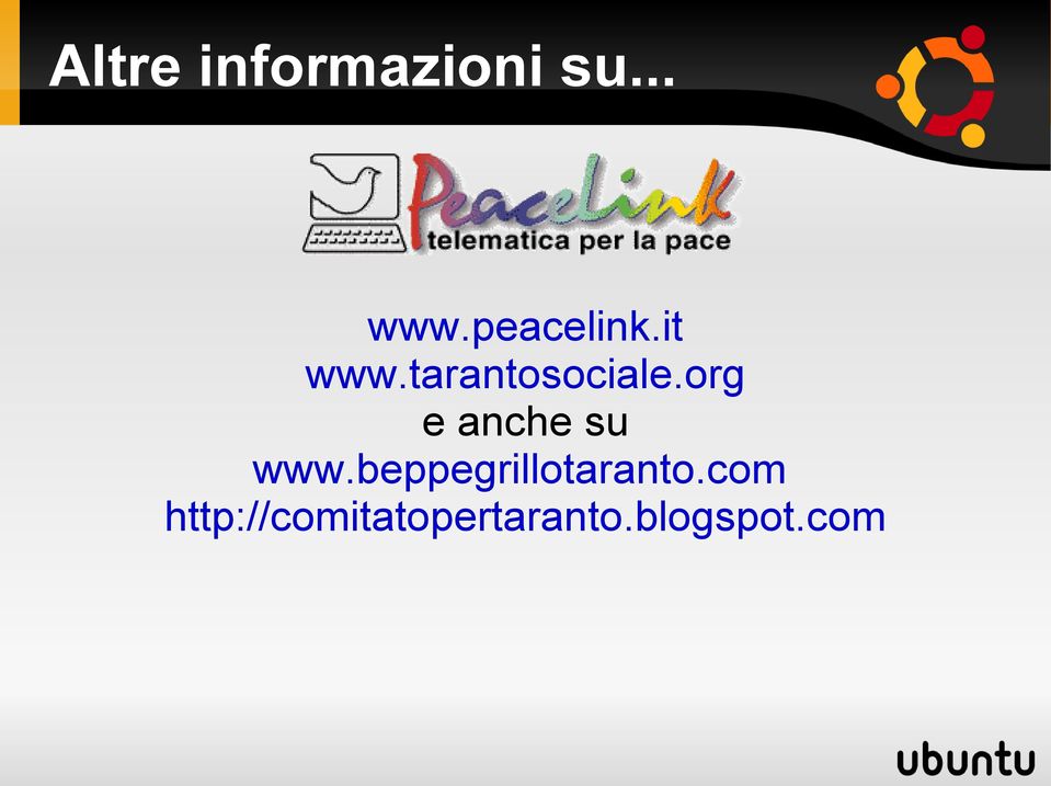 org e anche su www.