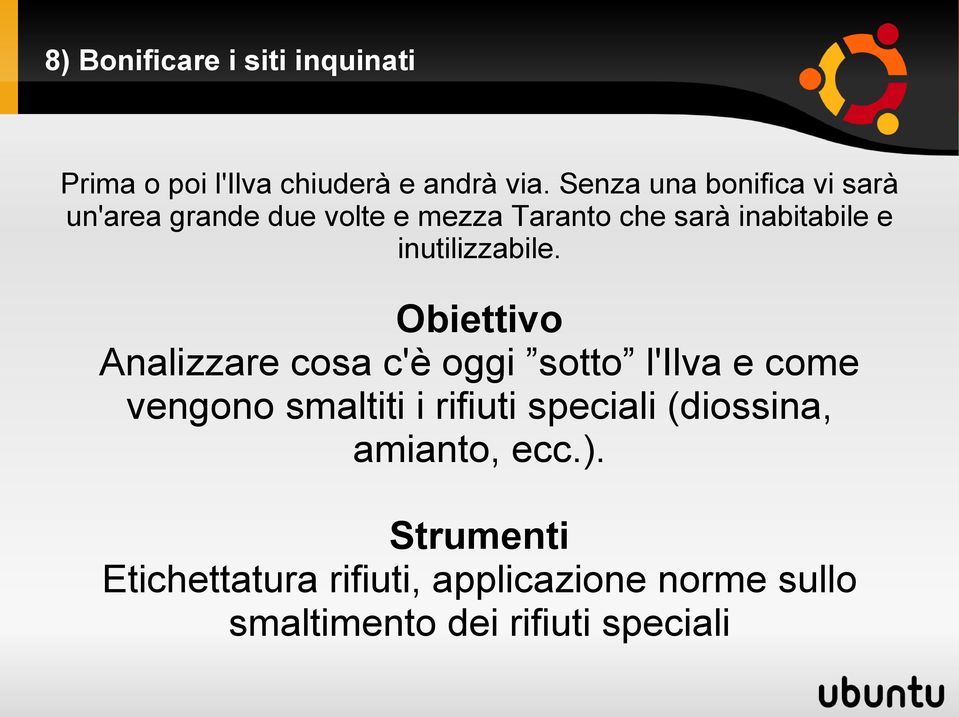 inutilizzabile.