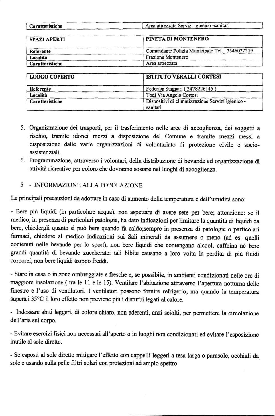 Località Federica Stagnati ( 3478226145 ) Todi Via Angelo Cortesi Dispositivi di climatizzazione Servizi igienico i sanitari 5.