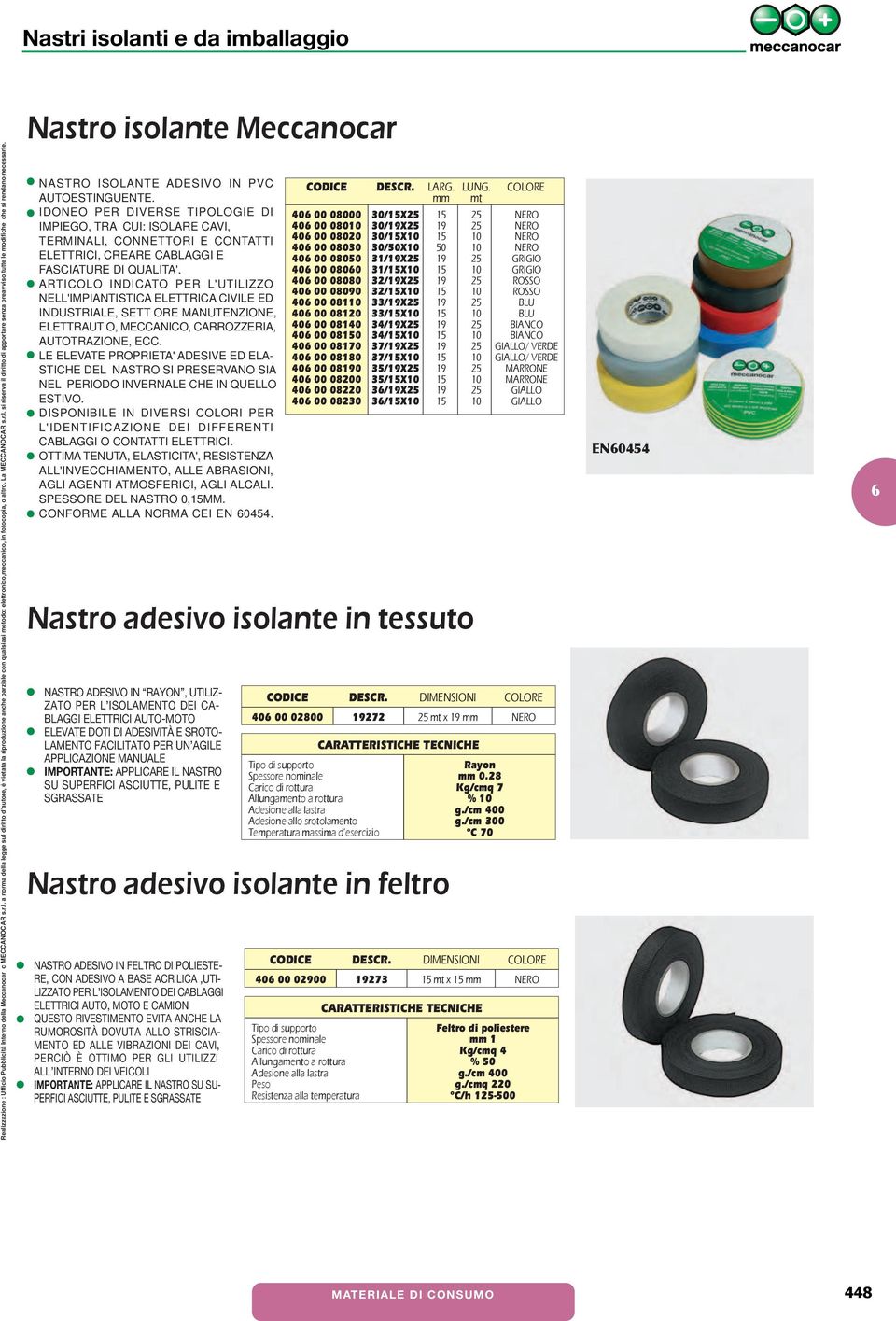 ARTICOLO INDICATO PER L'UTILIZZO NELL'IMPIANTISTICA ELETTRICA CIVILE ED INDUSTRIALE, SETT ORE MANUTENZIONE, ELETTRAUT O, MECCANICO, CARROZZERIA, AUTOTRAZIONE, ECC.