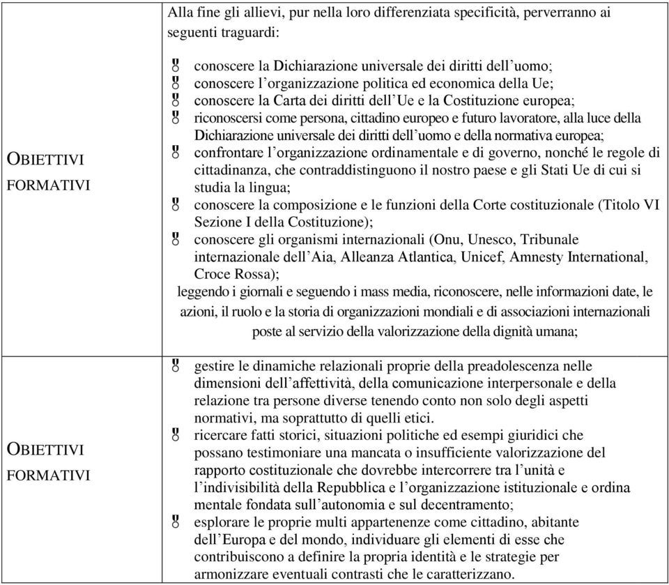 universale dei diritti dell um e della nrmativa eurpea; cnfrntare l rganizzazine rdinamentale e di gvern, nnché le regle di cittadinanza, che cntraddistingun il nstr paese e gli Stati Ue di cui si