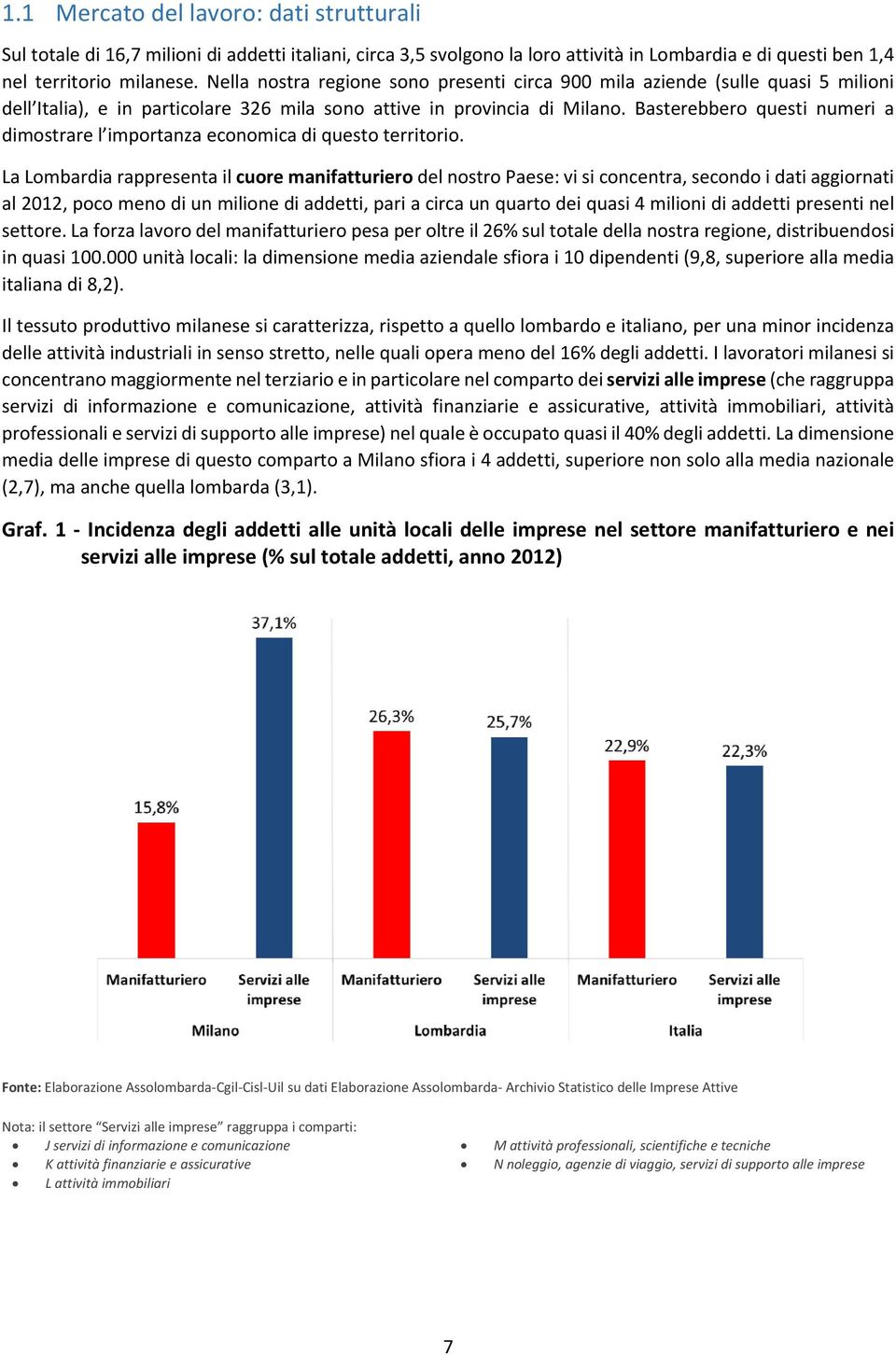 Basterebbero questi numeri a dimostrare l importanza economica di questo territorio.