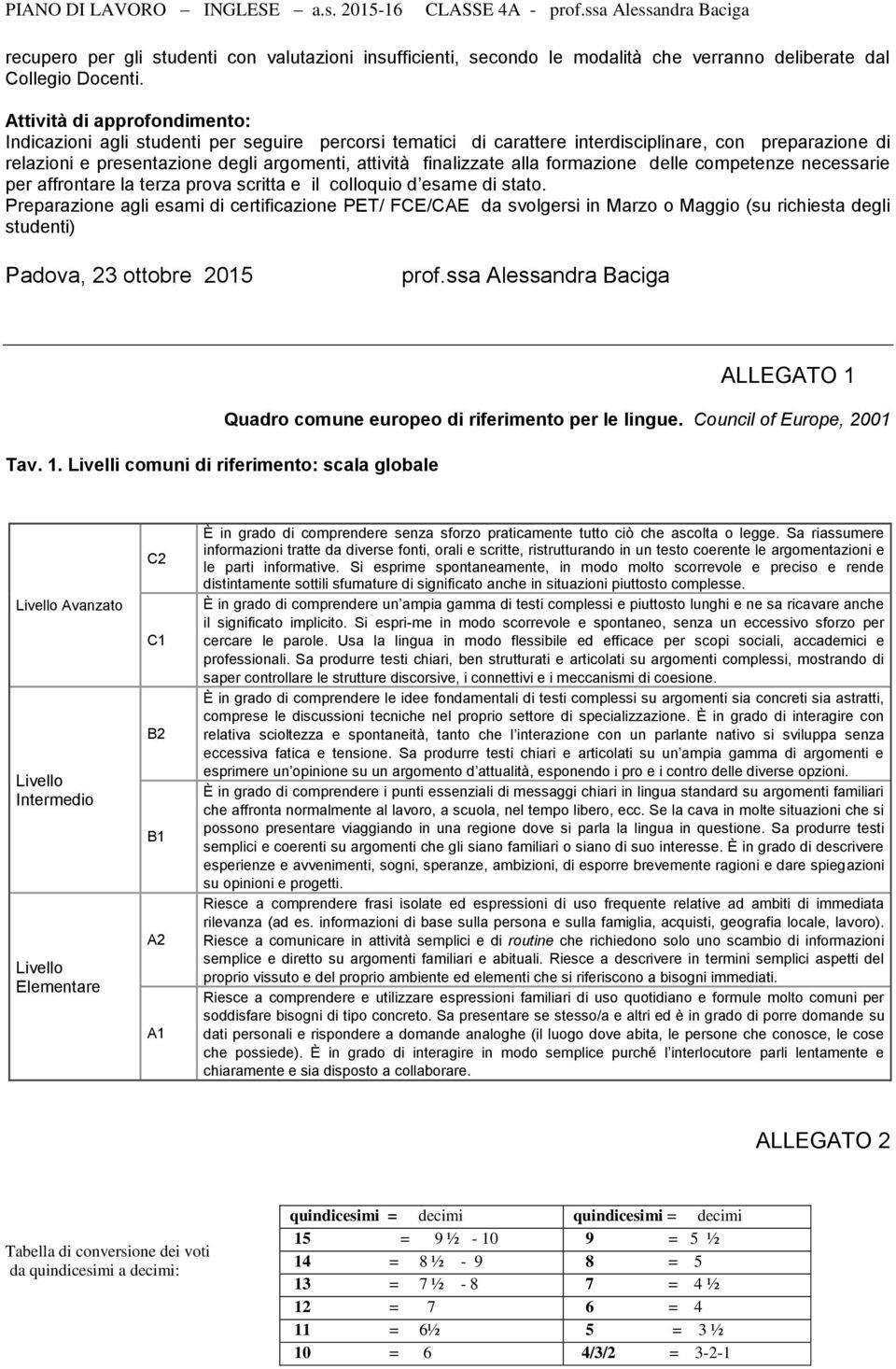 finalizzate alla formazione delle competenze necessarie per affrontare la terza prova scritta e il colloquio d esame di stato.