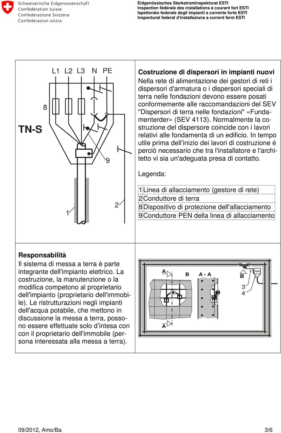 Normalmente la costruzione del dispersore coincide con i lavori relativi alle fondamenta di un edificio.