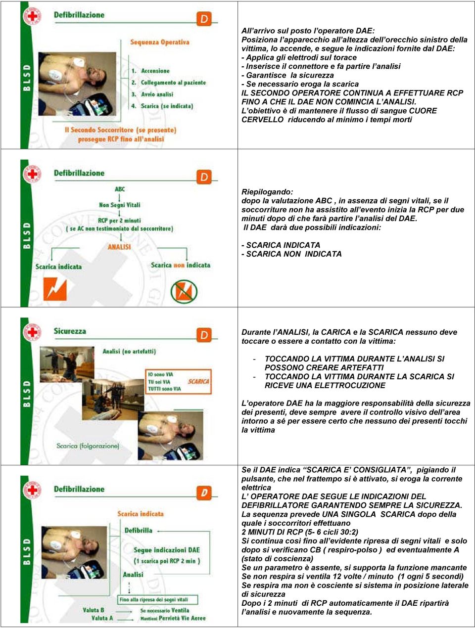 Lobevo è d manenee fusso d sangue CUORE CERVELLO ducendo a mnmo emp mo Repogando: dopo a vauazone ABC, n assenza d segn va, se soccoue non ha assso aeveno nza a RCP pe due mnu dopo d che faà pae anas