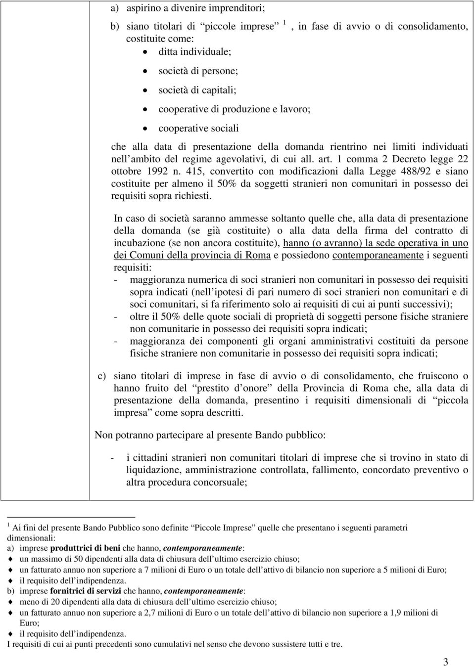 1 comma 2 Decreto legge 22 ottobre 1992 n.