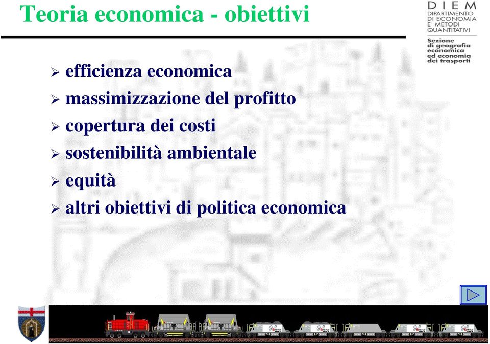 copertura dei costi sostenibilità