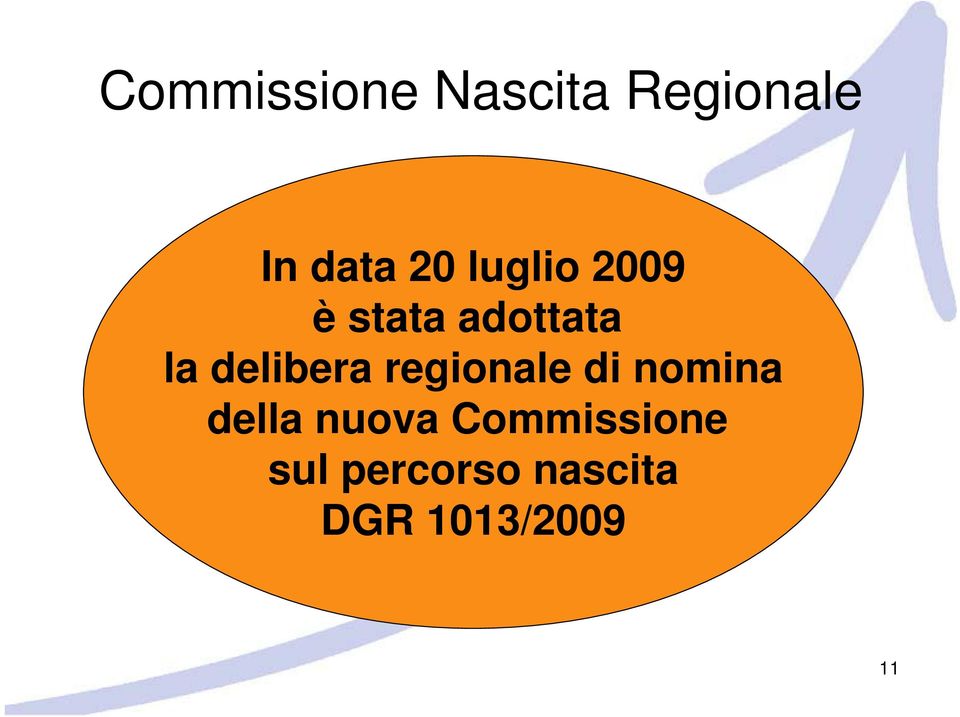 regionale di nomina della nuova