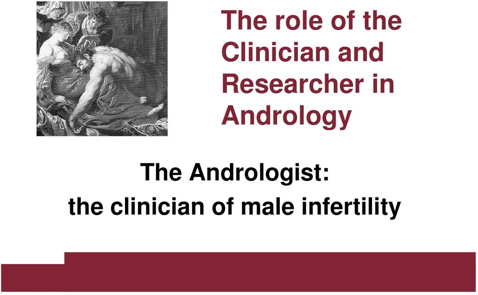 Andrology The