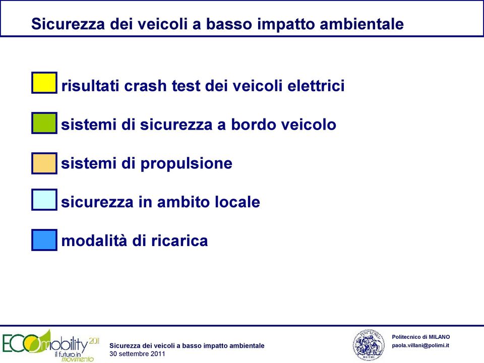 bordo veicolo sistemi di propulsione