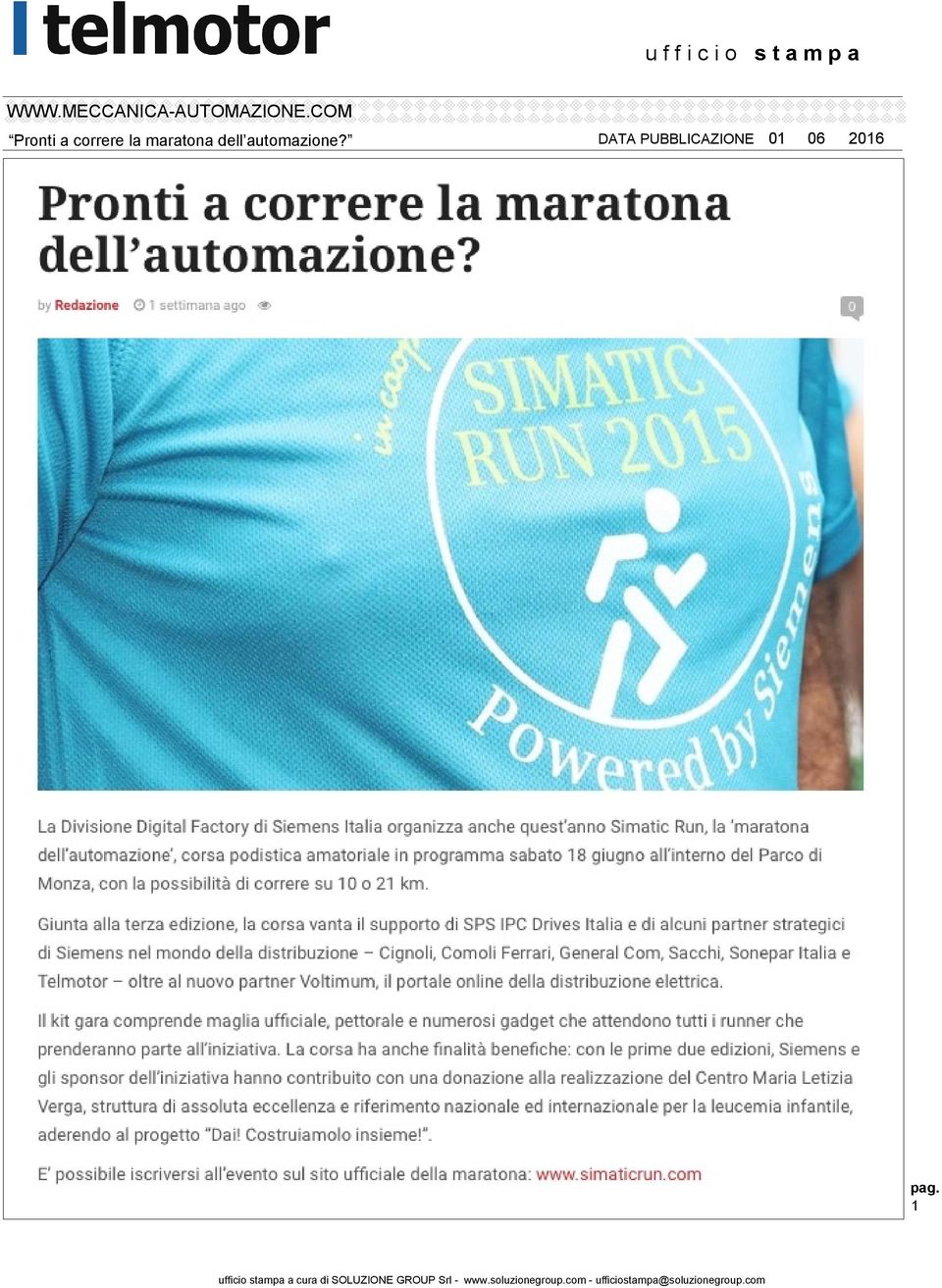 maratona dell automazione?