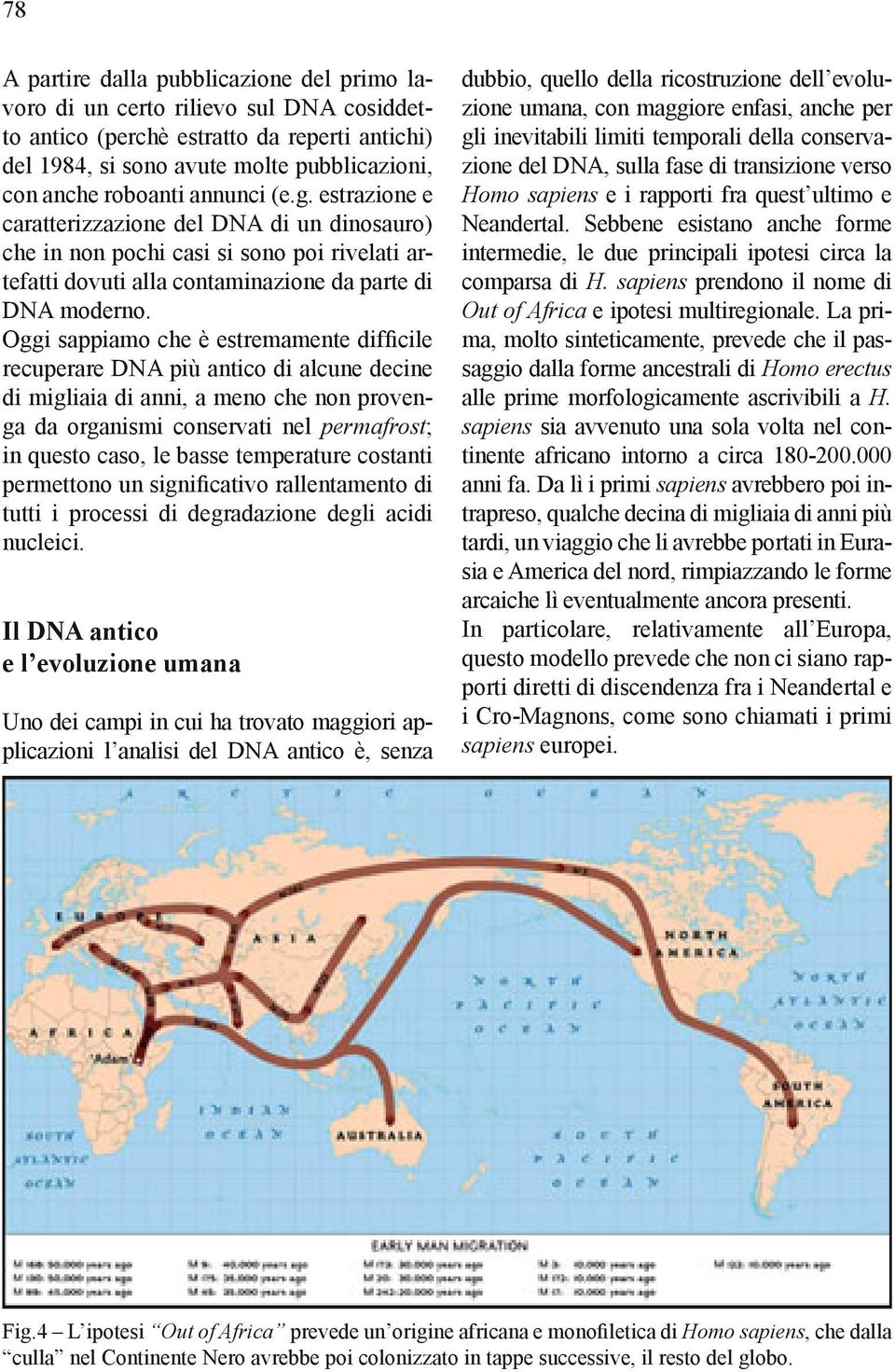 Oggi sappiamo che è estremamente difficile recuperare DNA più antico di alcune decine di migliaia di anni, a meno che non provenga da organismi conservati nel permafrost; in questo caso, le basse