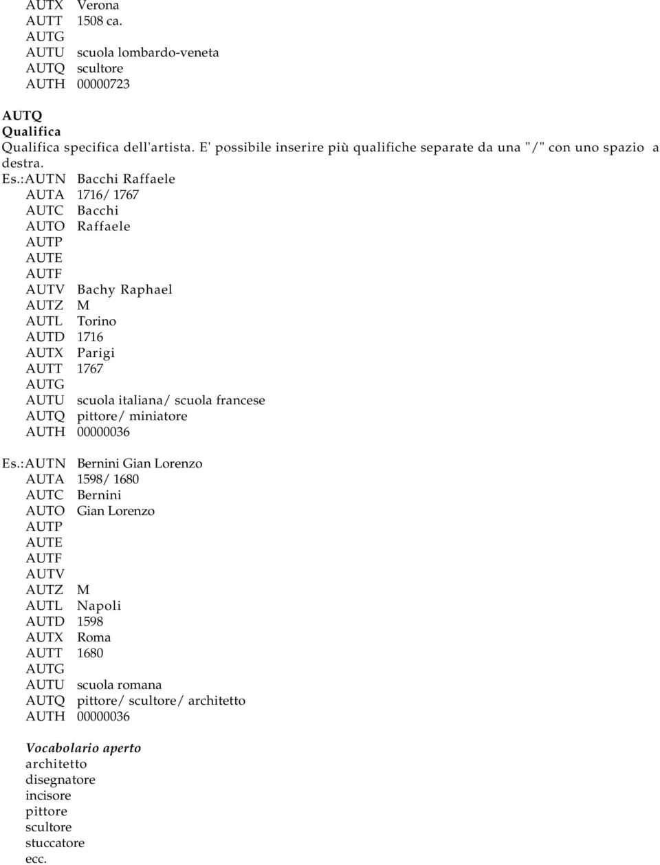 :AUTN Bacchi Raffaele AUTA 1716/ 1767 AUTC Bacchi AUTO Raffaele AUTP AUTE AUTF AUTV Bachy Raphael AUTZ M AUTL Torino AUTD 1716 AUTX Parigi AUTT 1767 AUTG AUTU scuola italiana/ scuola