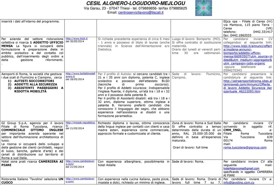 dell'inserimento degli ordini e della gestione rifornimenti.