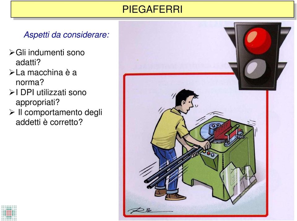 La macchina è a norma?