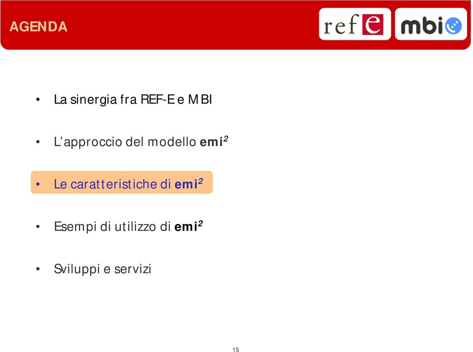 caratteristiche di emi 2 Esempi di