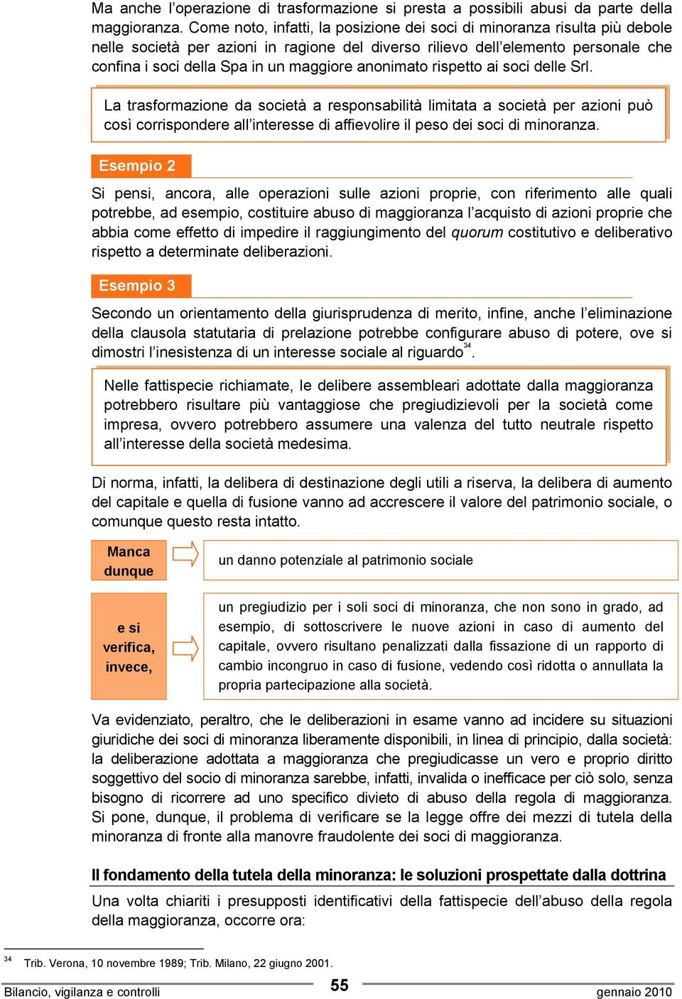 anonimato rispetto ai soci delle Srl. La trasformazione da società a responsabilità limitata a società per azioni può così corrispondere all interesse di affievolire il peso dei soci di minoranza.