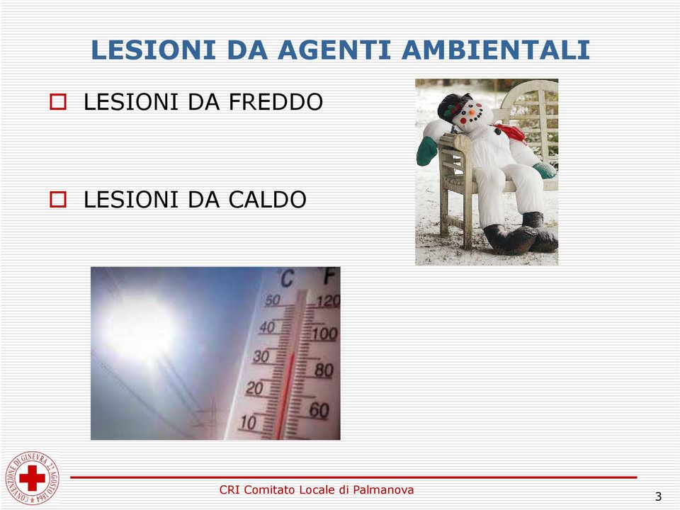 FREDDO LESIONI DA CALDO