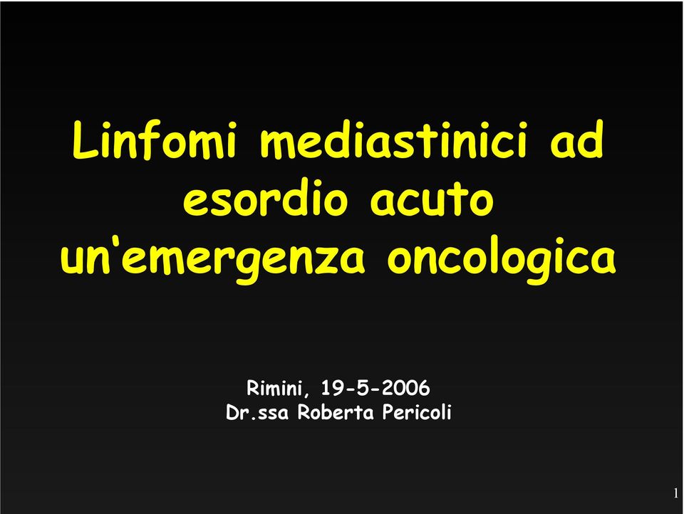 oncologica Rimini,
