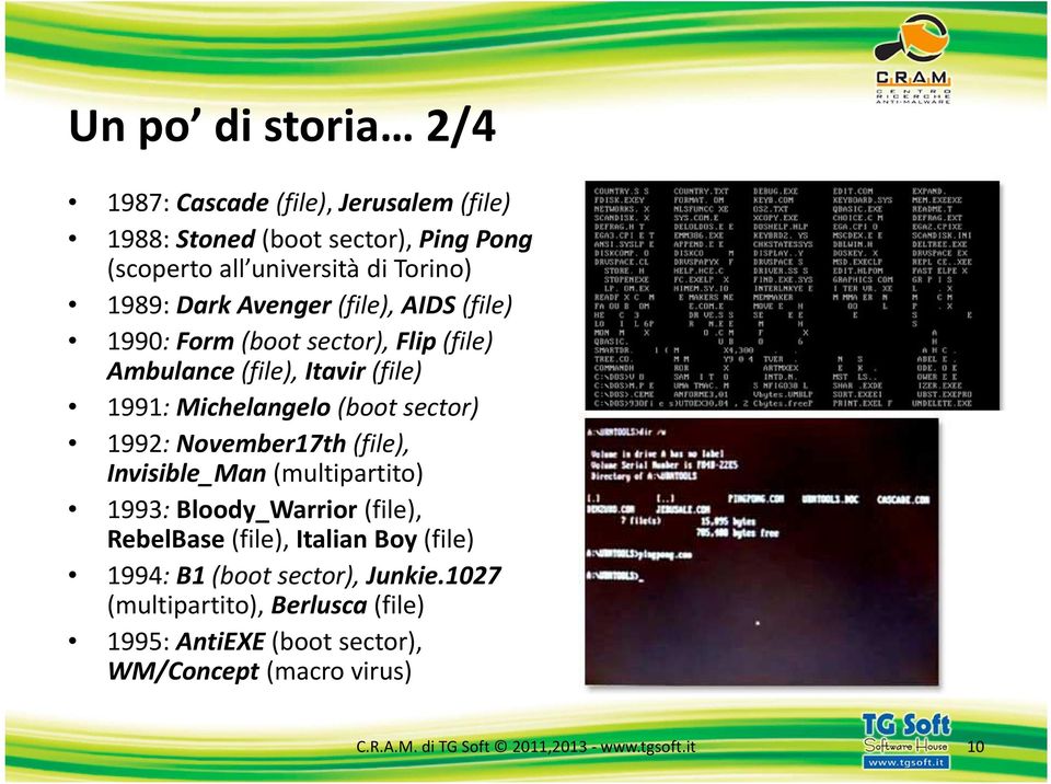 November17th(file), Invisible_Man(multipartito) 1993: Bloody_Warrior(file), RebelBase(file), Italian Boy (file) 1994: B1(boot sector),