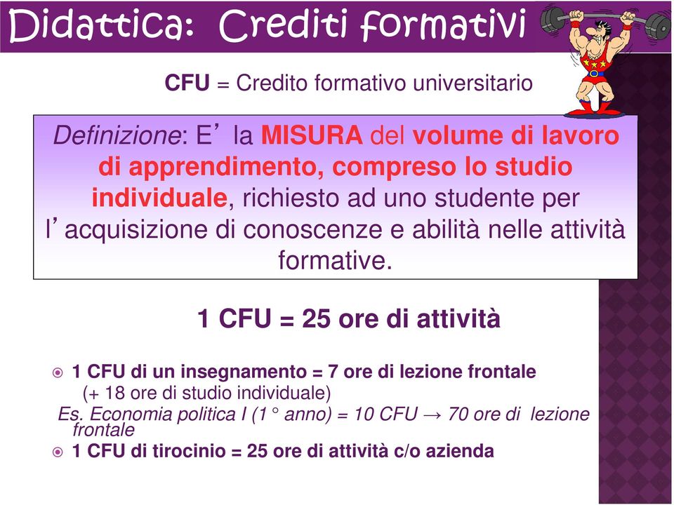 attività formative.