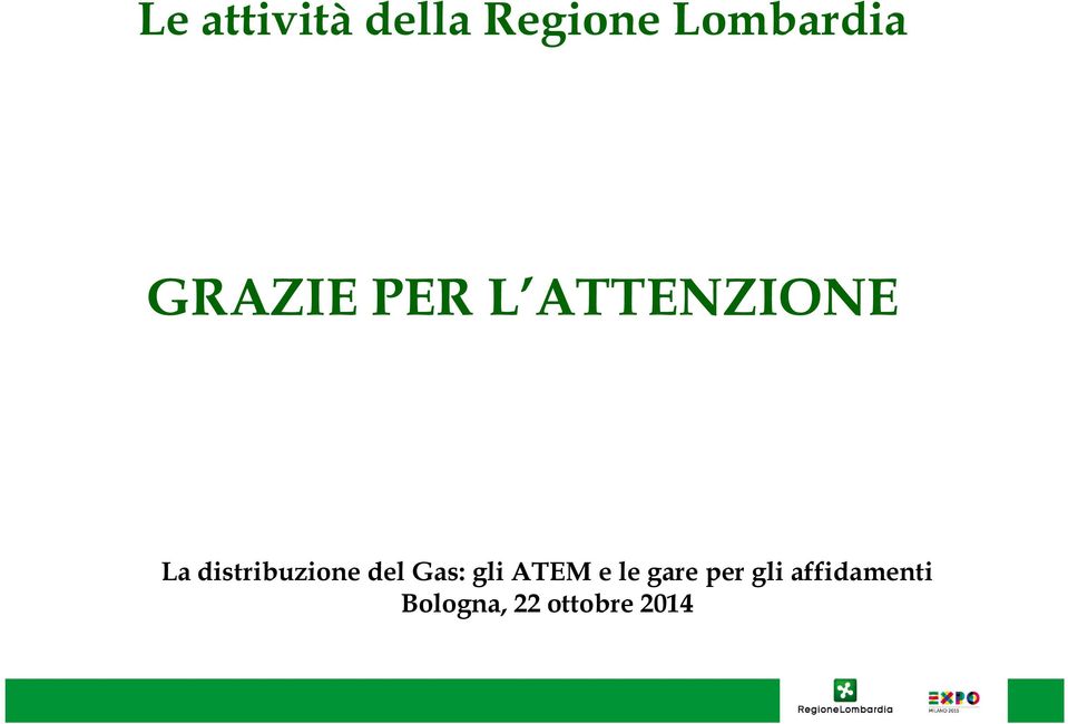 distribuzione del Gas: gli ATEM e le