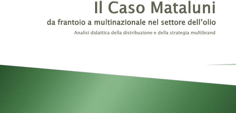 distribuzione e