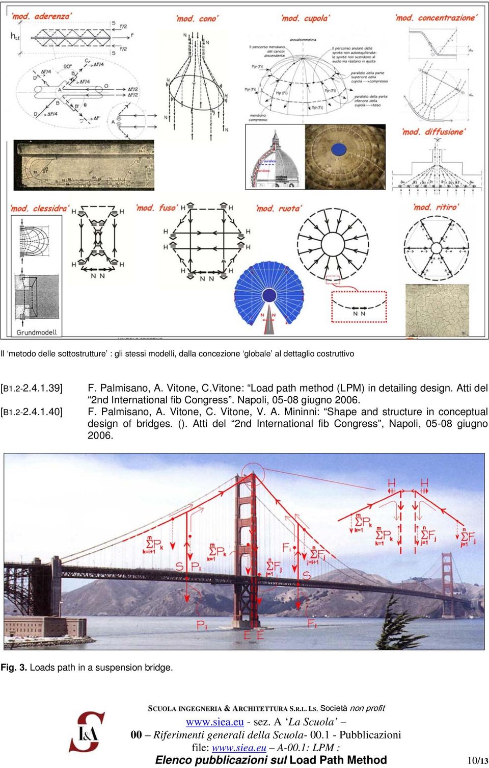 Napoli, 05-08 giugno 2006. F. Palmisano, A. Vitone, C. Vitone, V. A. Mininni: Shape and structure in conceptual design of bridges. ().