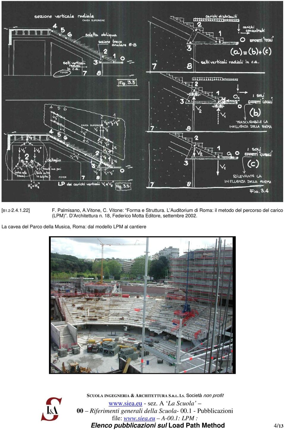 modello LPM al cantiere Elenco