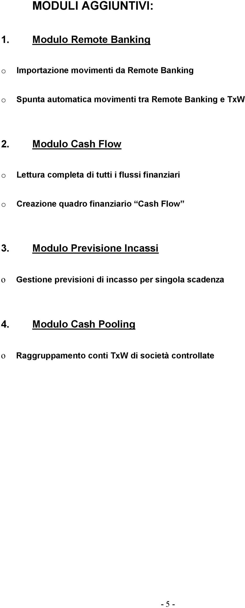 Banking e TxW 2.