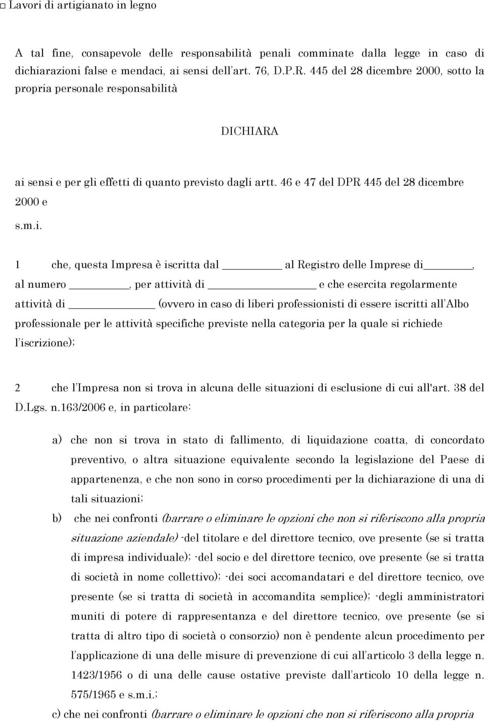 embre 2000, sotto la propria