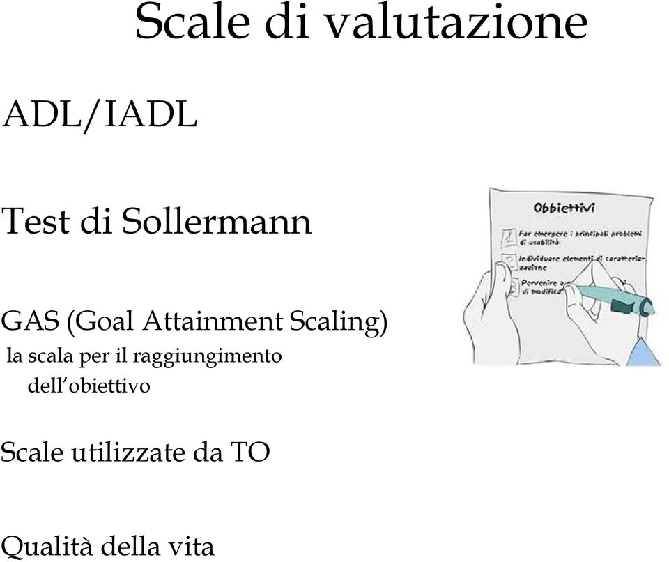 la scala per il raggiungimento dell