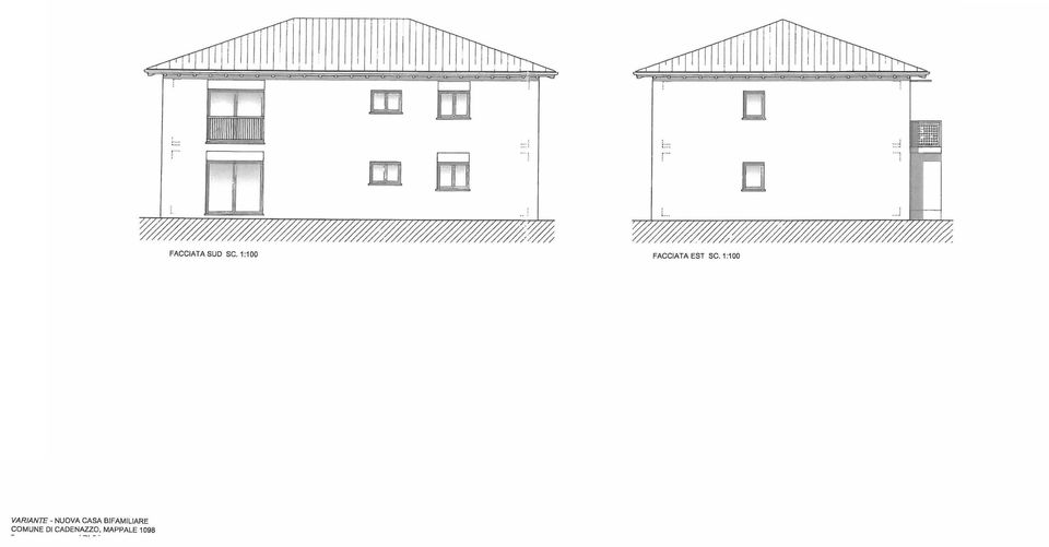 1:100 VARANTE - NUOVA CASA