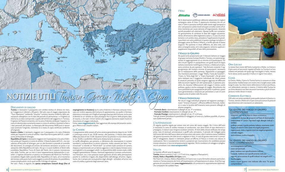 cui data corrisponda a quella del termine del soggiorno in Tunisia), l ingresso nel Paese è consentito con la carta d identità valida per l espatrio.