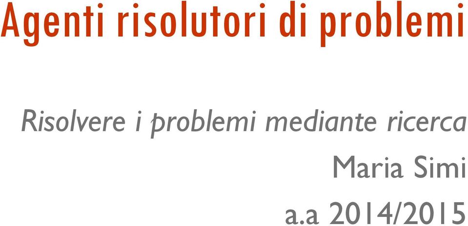 problemi mediante