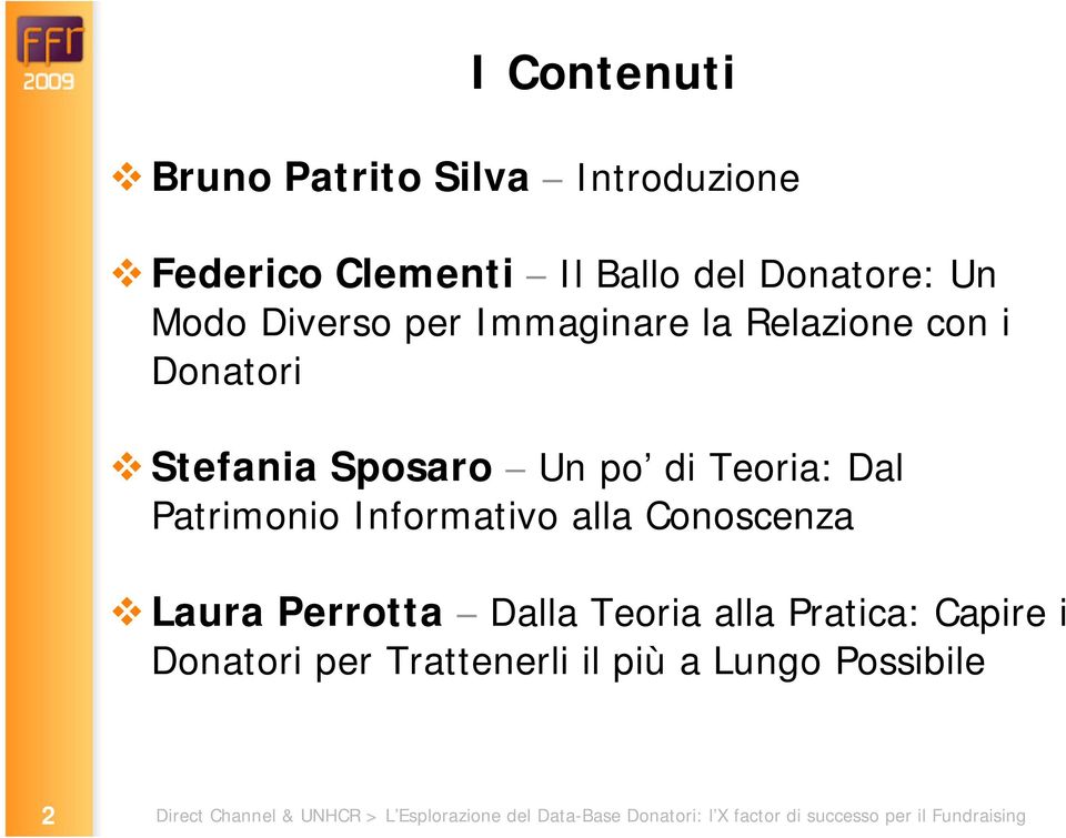 Sposaro Un po di Teoria: Dal Patrimonio Informativo alla Conoscenza Laura