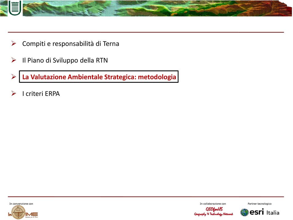 RTN La Valutazione Ambientale