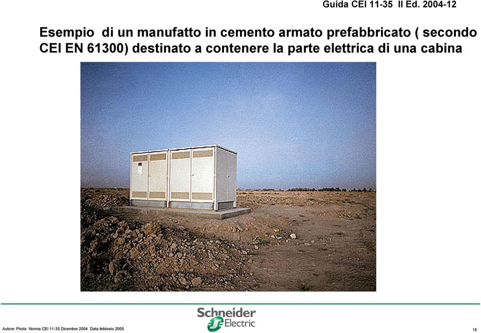 secondo CEI EN 61300) destinato a