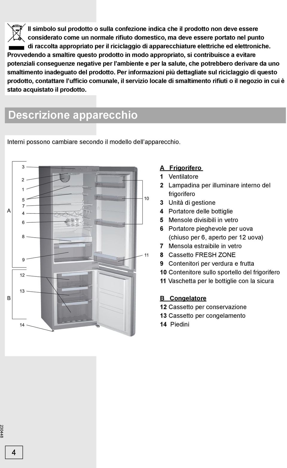 Provvedendo a smaltire questo prodotto in modo appropriato, si contribuisce a evitare potenziali conseguenze negative per l ambiente e per la salute, che potrebbero derivare da uno smaltimento