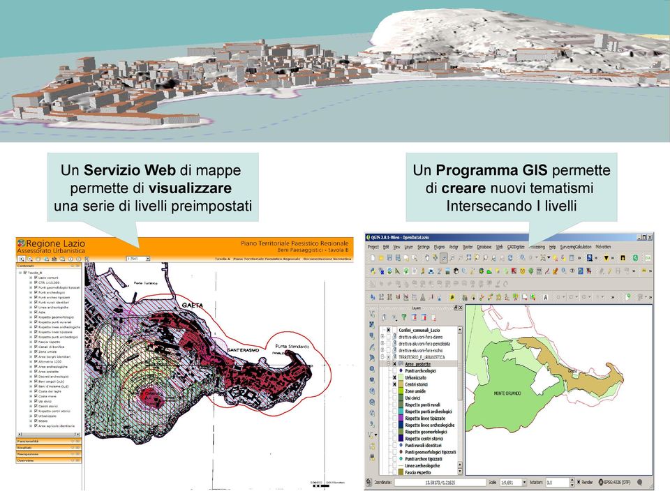 preimpostati Un Programma GIS permette