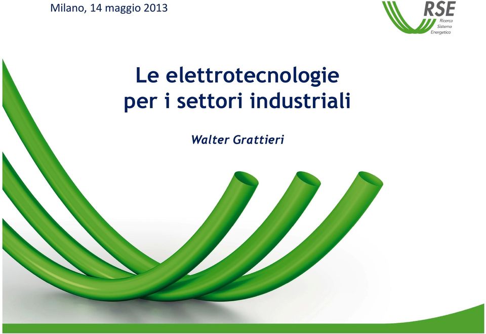 elettrotecnologie per