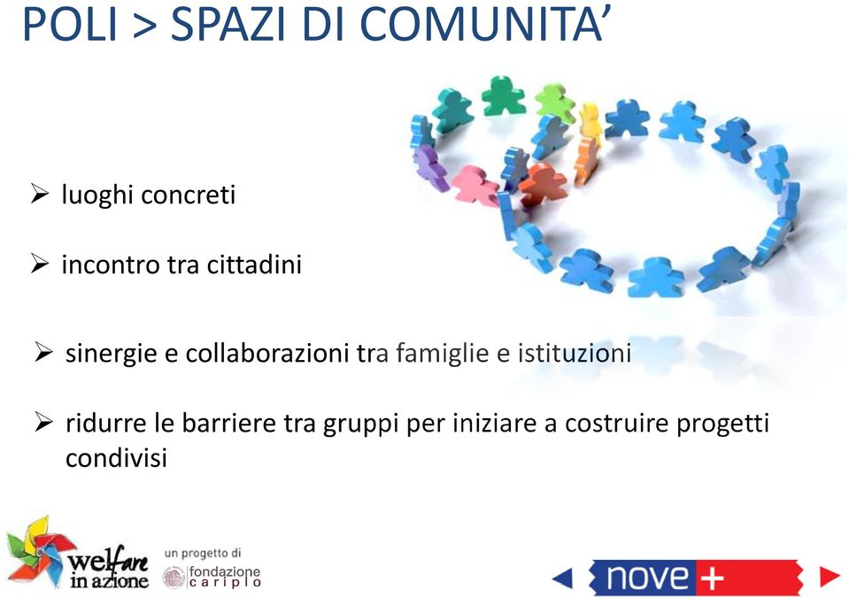 collaborazioni tra famiglie e istituzioni