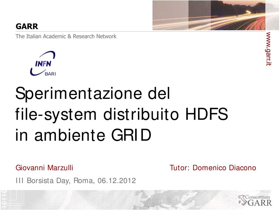 distribuito HDFS in