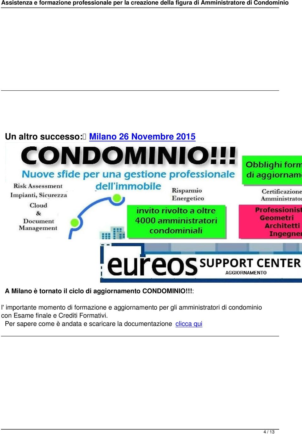 !!: l' importante momento di formazione e aggiornamento per gli