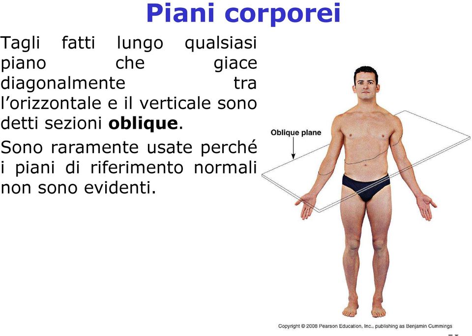 sono detti sezioni oblique.