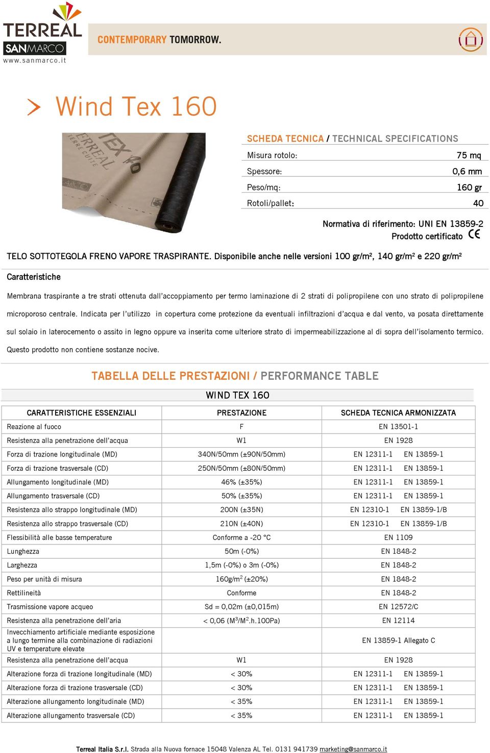 polipropilene microporoso centrale.