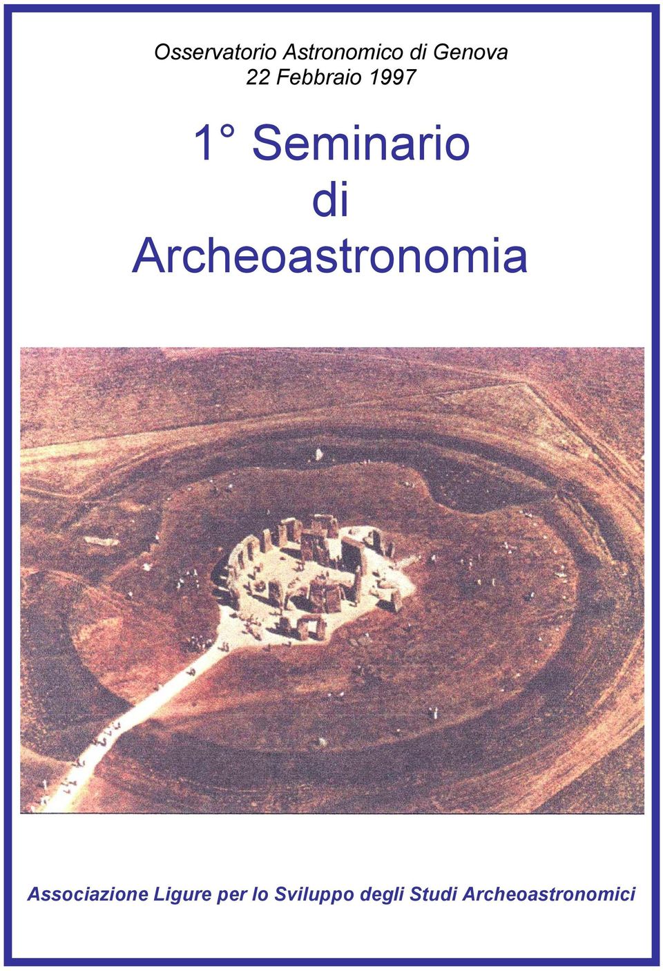 Archeoastronomia Associazione Ligure