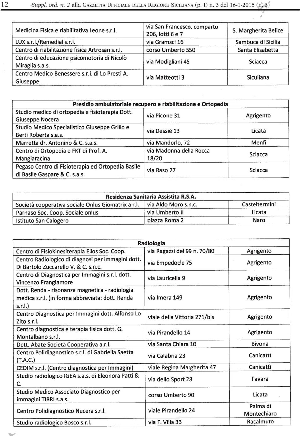 UFFICIALE DELLA REGIONE