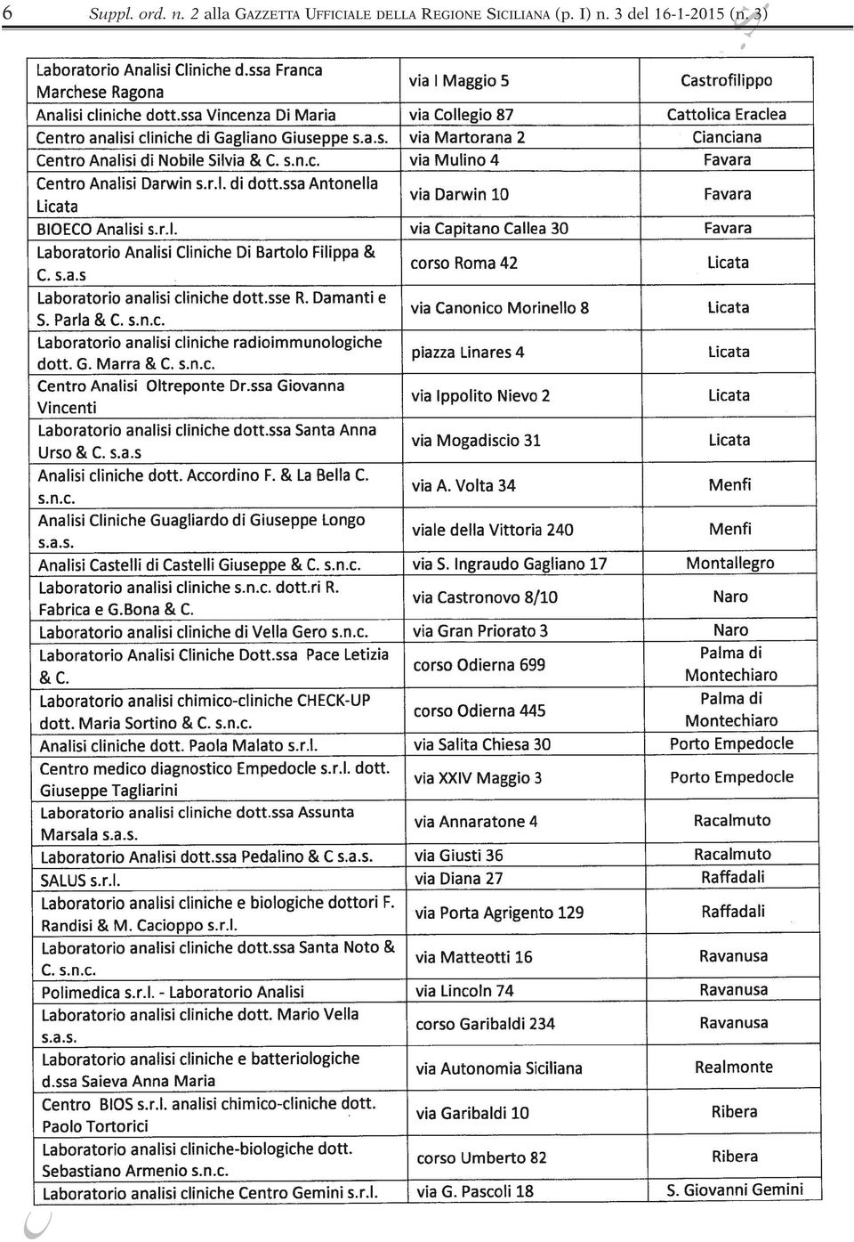 UFFICIALE DELLA REGIONE