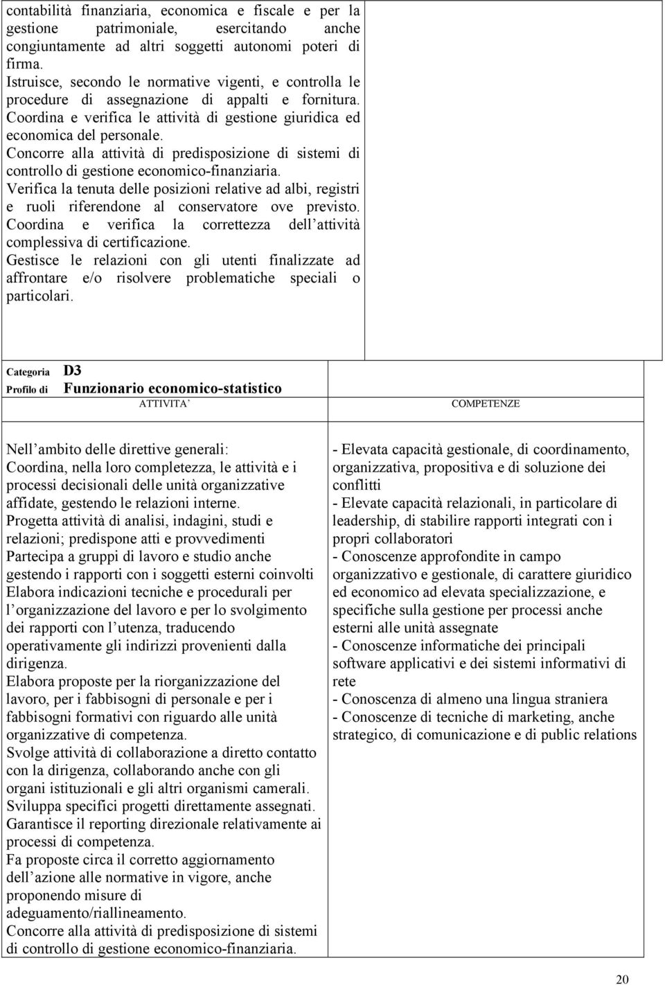 Concorre alla attività di predisposizione di sistemi di controllo di gestione economico-finanziaria.